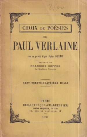 paul verlaine: choix de poesies