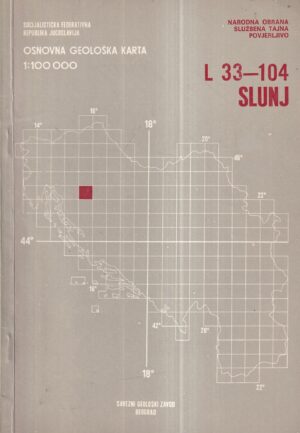 osnovna geološka karta: slunj