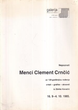 menci clement crnčić: katalog