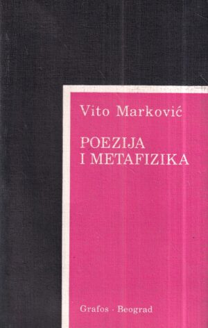 vito marković: poezija i metafizika