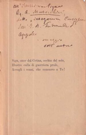 jakov Čudina: sign e il suo distretto spalato (s potpisom autora / libro autografato)