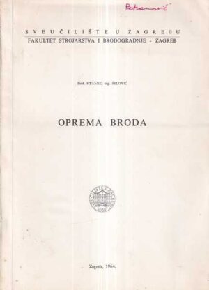 stanko Šilović: oprema broda