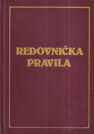 hadrijan borak ofm cap (prir.): redovnička pravila