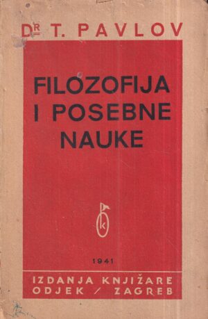 t. pavlov: filozofija i posebne nauke