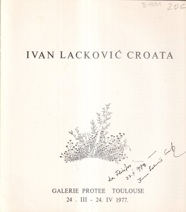 ivan lacković: katalog (s potpisom)