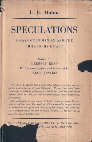t. e. hulme: speculations