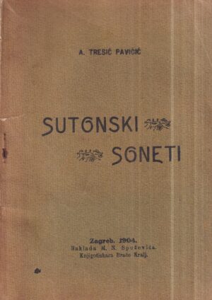 a. tresić pavičić: sutonski soneti