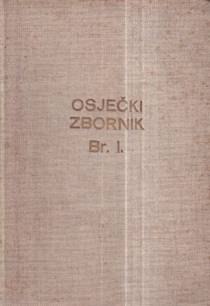 josip bosendorfer: osječki zbornik i
