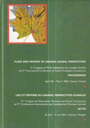 place and memory in canada: global perspectives