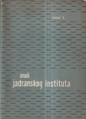 ivo krbek: anali jadranskog instituta