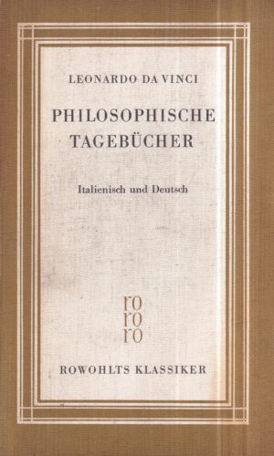 leonardo da vinci: philosophische tagebücher