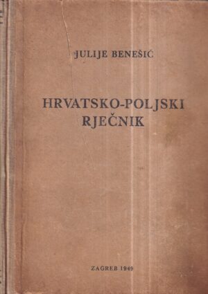 julije benešić: hrvatsko-poljski rječnik