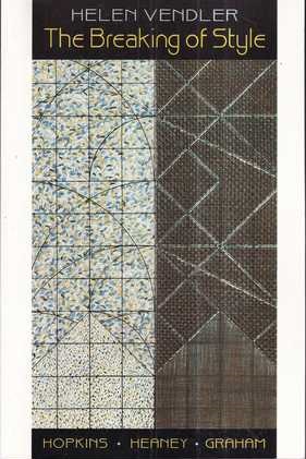 helen vendler: the breaking of style