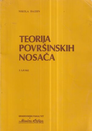 nikola hajdin: teorija površinskih nosača
