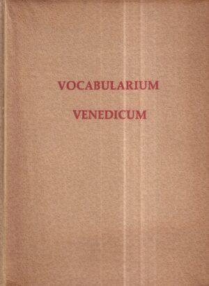 reinhold olesch: vocabularium venedicum (s potpisom)