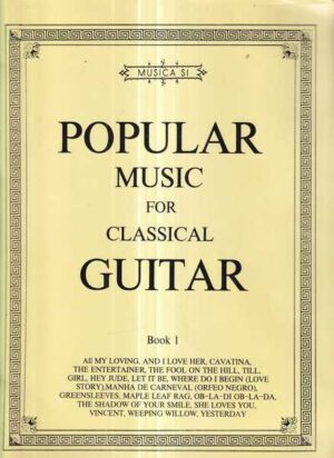 popular music for classical guitar book 1