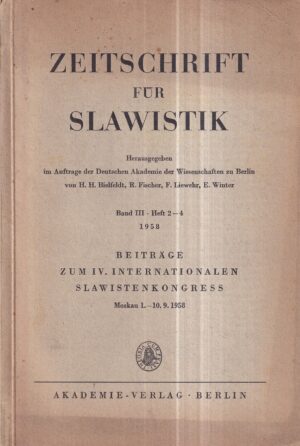 skupina autora: zeitschrift für slawistik