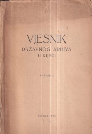 ivan beuc: vjesnik državnog arhiva u rijeci