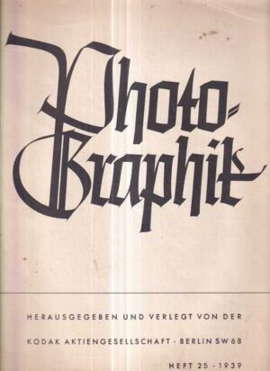photographik heft 25 1939