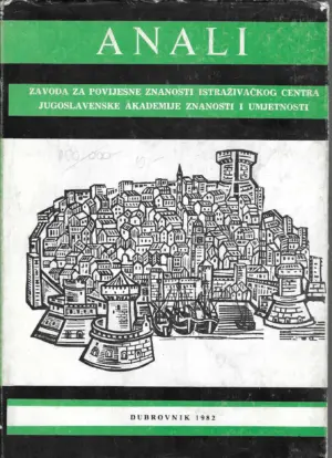 vladimir stipetić: anali zavoda za povijesne znanosti istraživačkog centra svezak: xix-xx