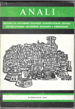 vladimir stipetić: anali zavoda za povijesne znanosti istraživačkog centra svezak: xxii-xxiii