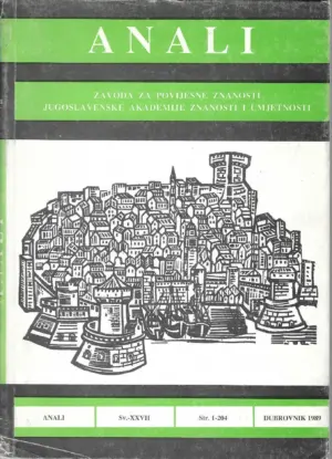 vladimir stipetić: anali zavoda za povijesne znanosti svezak-xxvii