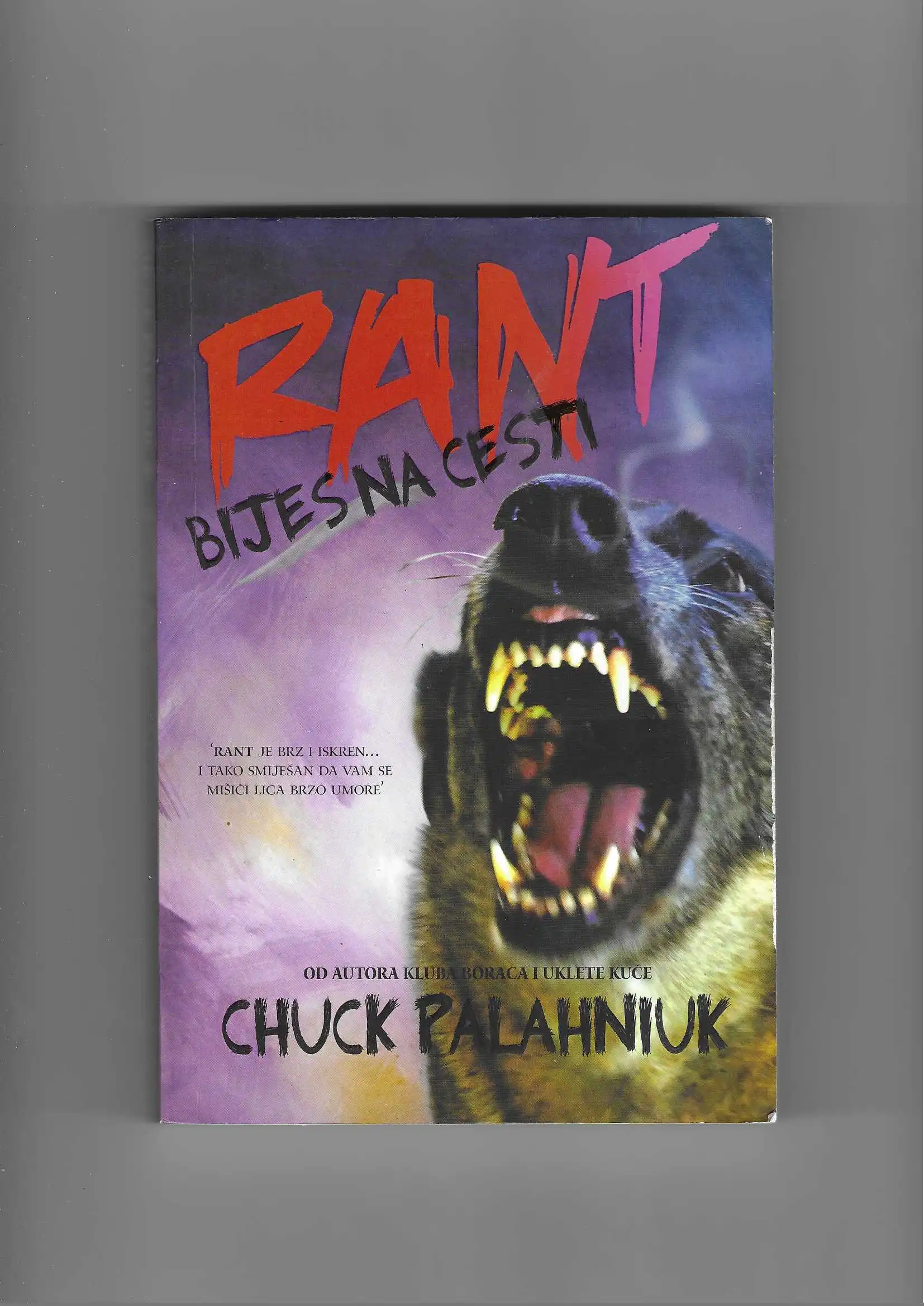 chuck palahniuk: rant bijesna cesta