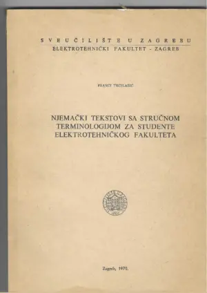 franci tecilazić: njemački tekstovi sa stručnom terminologijom za studente elektrotehničkog fakulteta