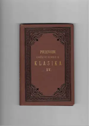 franjo petračić: prievodi grčkih i rimskih klasika xv.