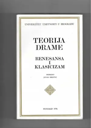 jovan hristić: teorije drame
