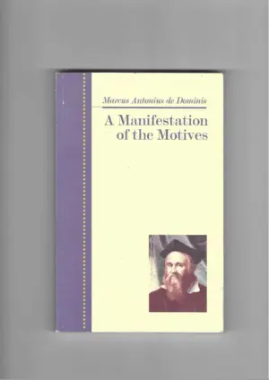 marcus antonius de dominis: a manifestation of the motives