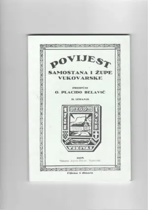placido belavić: povijest samostana i župe vukovarske - pretisak