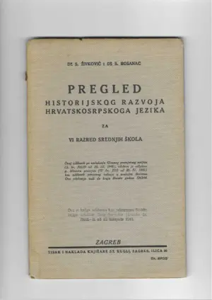 s. Živković, s. bosnac: pregled historijskog razvoja hrvatskosrpskog jezika