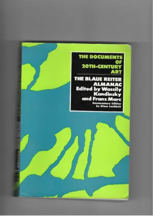 the blaue reiter almanac: the documents of 20th-century art