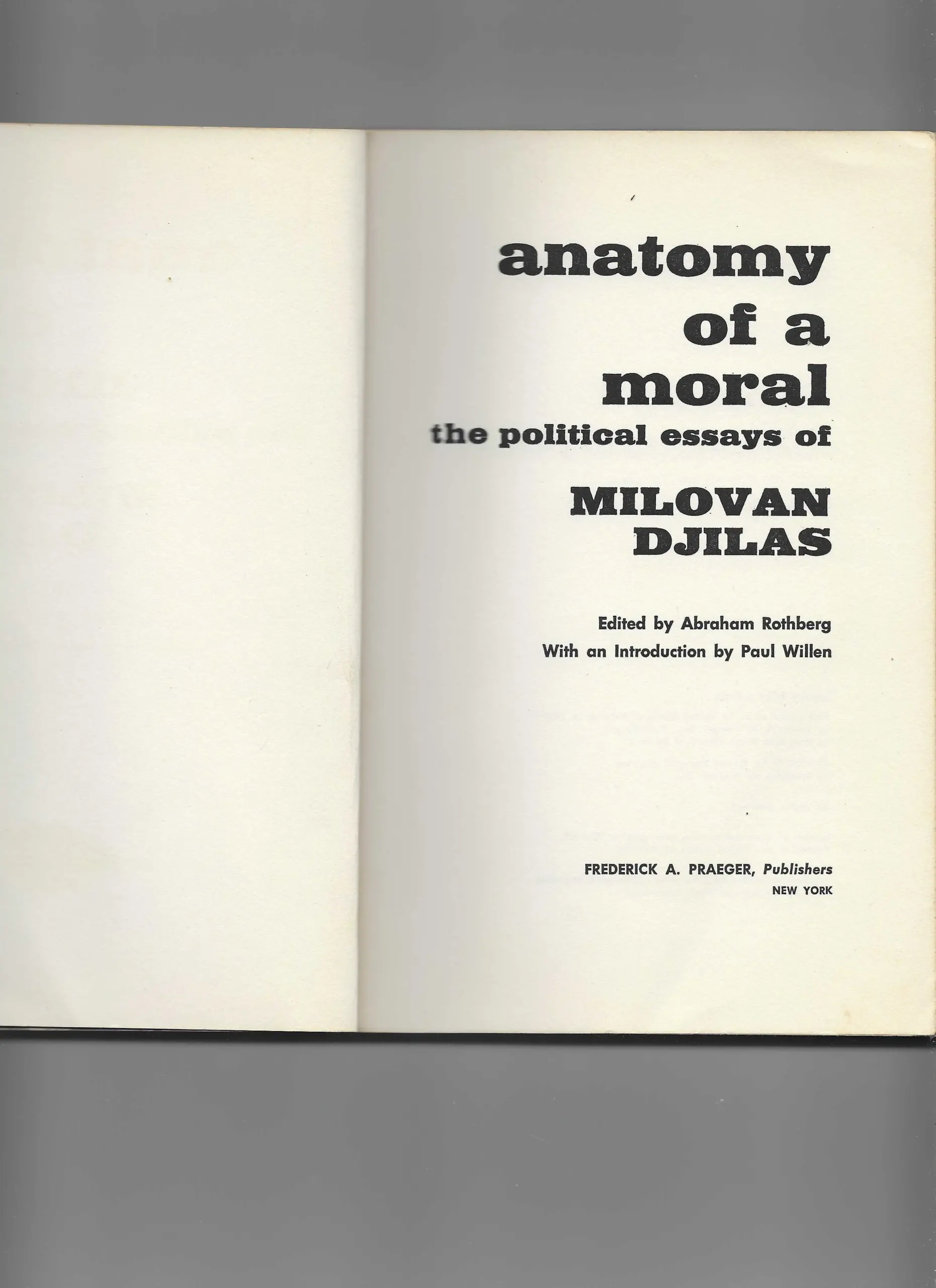 Milovan Đilas: Anatomy of a Moral | Crveni Peristil