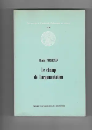 chaim perelman: le champ de l' argumentation (s potpisom)