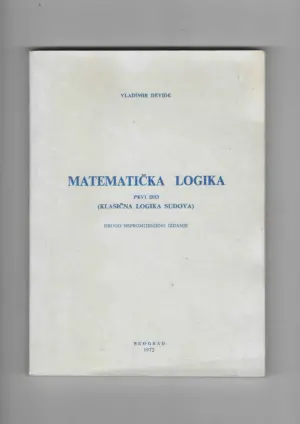 vladimir devide: matematička logika