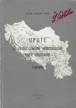 Ante Šarin: Upute za izradu osnovne hidrogeološke karte Jugoslavije