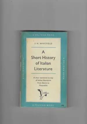 j.h. whitfield: a short history of italian literature