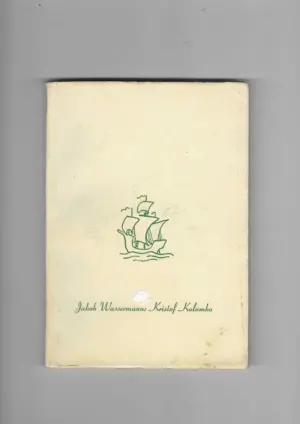 jakob wassermann: kristof kolumbo