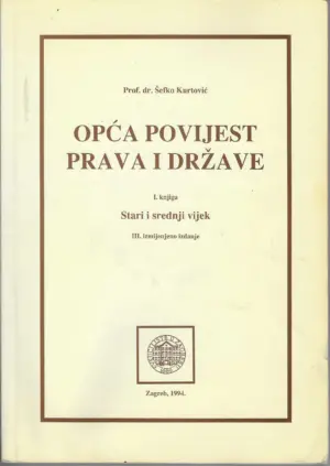 Šefko Kurtović: Opća povijest prava i države 1-2