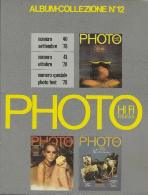 Photo Hi Fi Italiana Album-collezione n.12