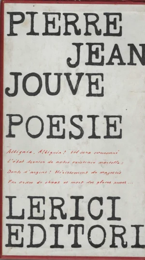 Pierre Jean Jouve: Poesie