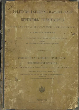Političko i sudbeno razdieljenje i repertorij prebivališta