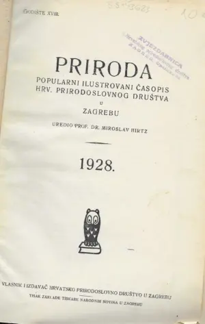 Miroslav Hirtz: Priroda časopis, 1928