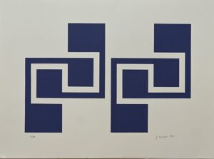 Julije Knifer: Plavi meandar II.