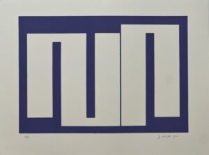 Julije Knifer: Plavi meandar I.