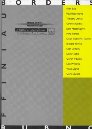 Artist project: Bordes- Rubno- Ffiniau