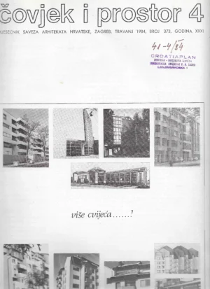Čovjek i prostor br. 373/1984.