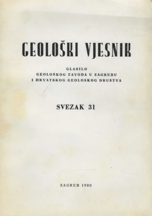 Ivan Gušić: Geološki vjesnik sv. 31